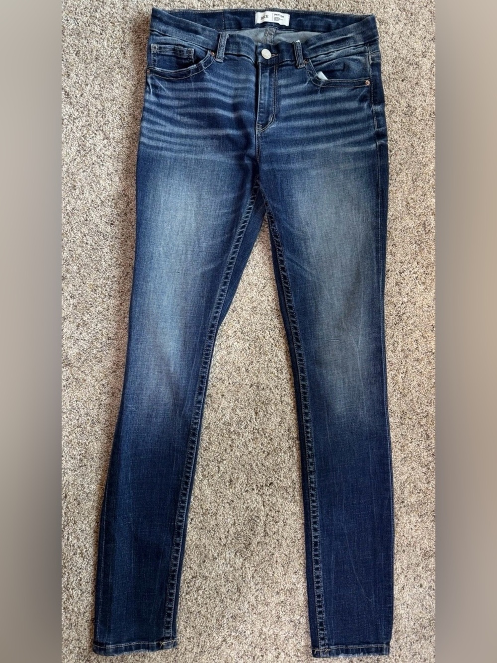 BKE Women's Indigo Stretch Skinny Jeans